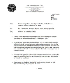 Navy SEALs Letter Of Recommendation